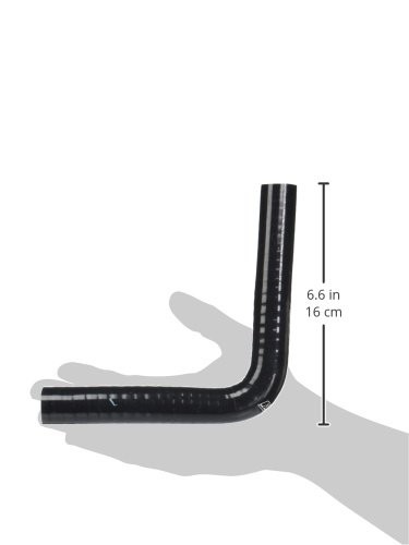 Hps 5 8 Inch 4 Ply Reinforced High Temp Silicone Elbow Hose Black 90 Degree gallery