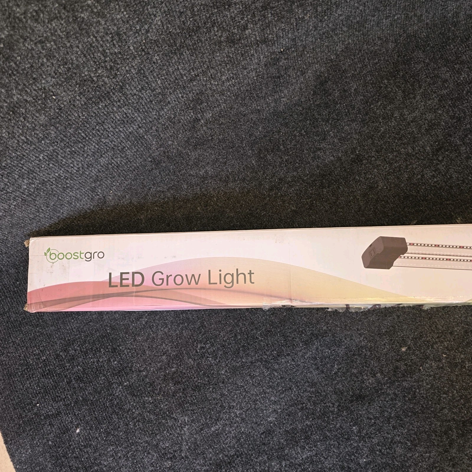 DYMOND BoostGro LED Grow Light Full Spectrum 5000K Daylight + 4 FT, Black gallery