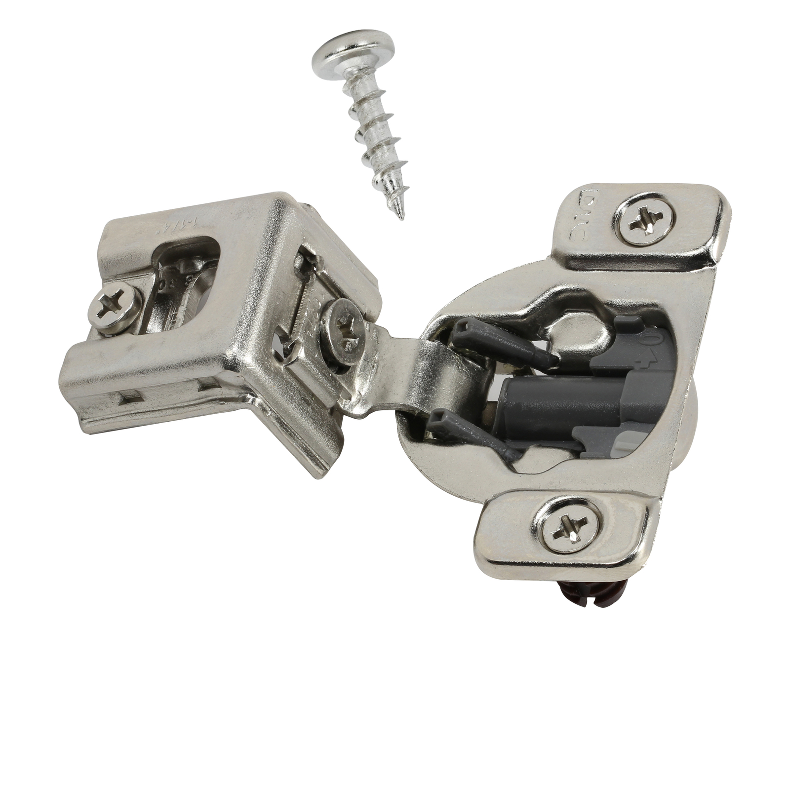 DTC 1-1/4" Overlay Soft Close 105 Degree 2 Cam Press In Face Frame Cabinet Hinge gallery