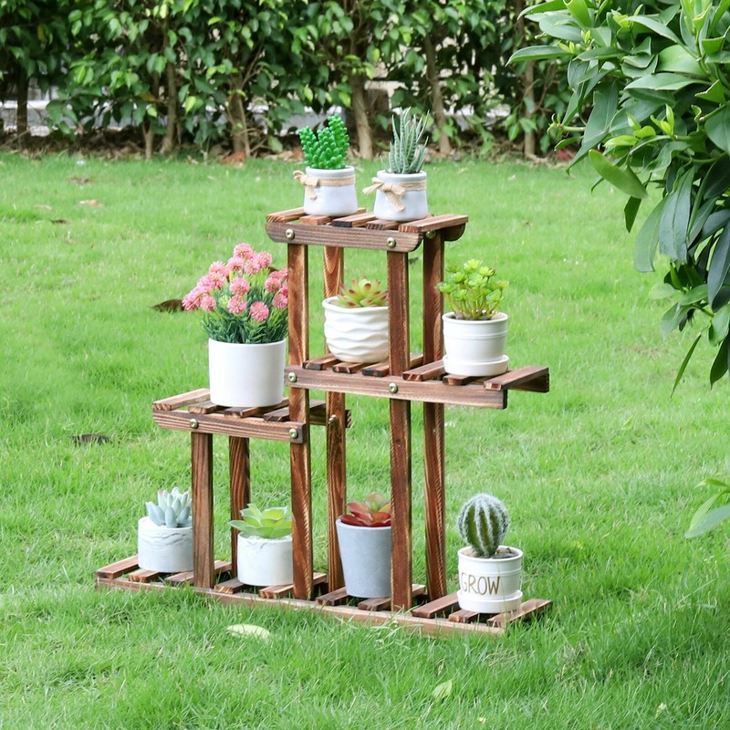 Succulent Plant Stand Rack Shelf-Planter Holder Flower Shelving Multi-functional gallery