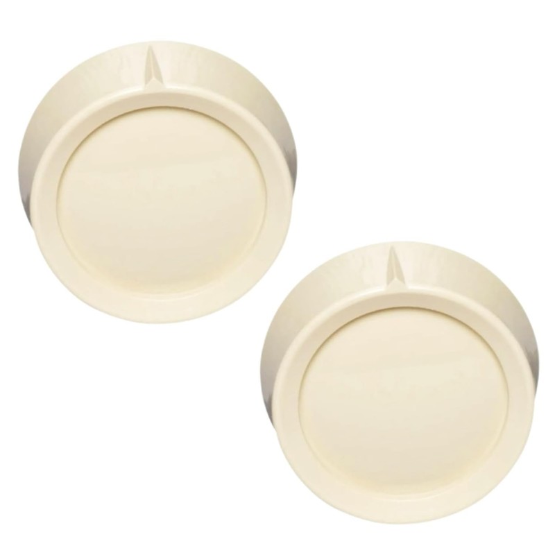2 PCS Rotary Dimmer Knob Replacement for Rotary Dimmer Switch,Fan Control,Ivory gallery