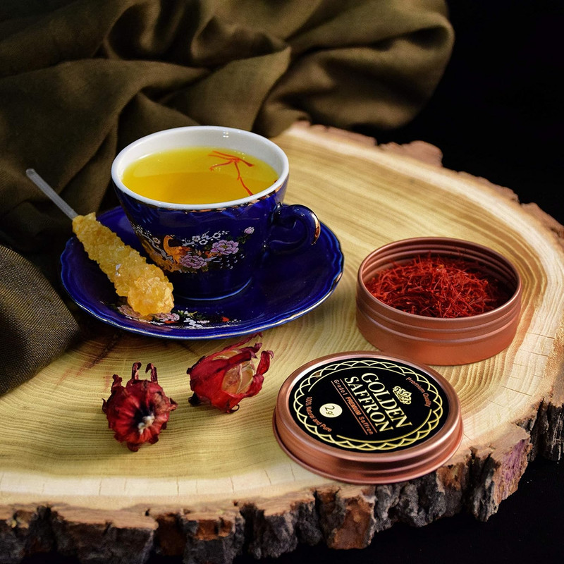 , Finest Pure Premium All Red Saffron Threads, Grade A+ Super Negin, Non-Gmo Ver gallery