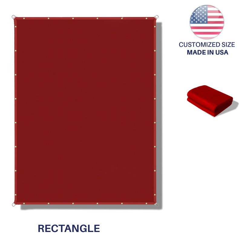 3' FT Waterproof Straight Side Hemmed Sun Shade Sail Canopy Awning Patio Cover gallery