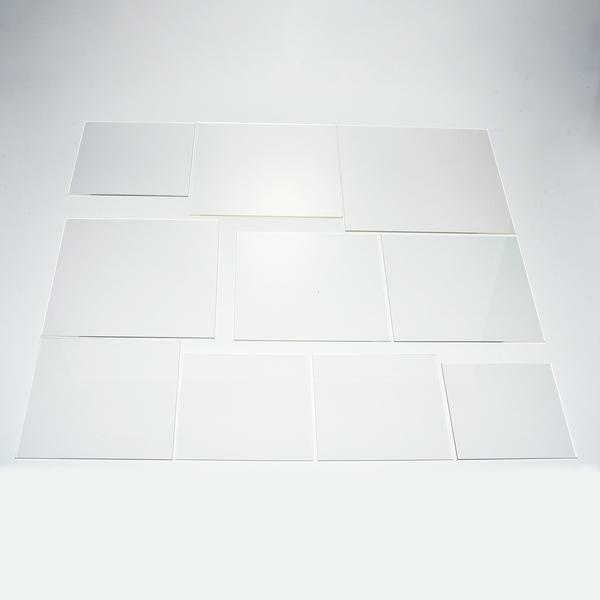 2 Clear 14x14-Inch Square PLEXIGLASS SHEETS DIY Acrylic Sign Boards Party Crafts gallery