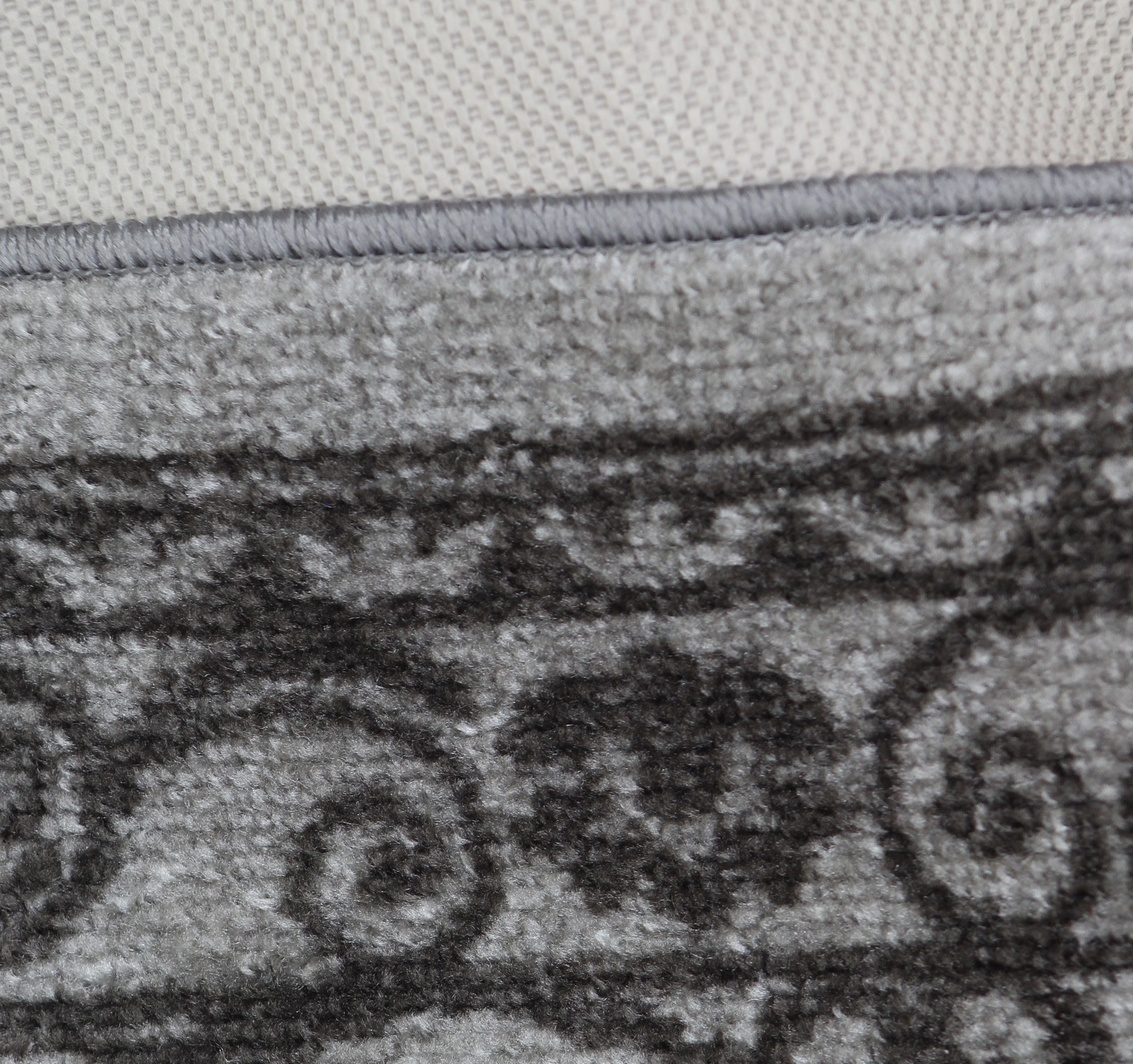 Maples Rugs Pelham Medallion Runner Washable Rug Gray Tonal 2 ft x 6 ft gallery