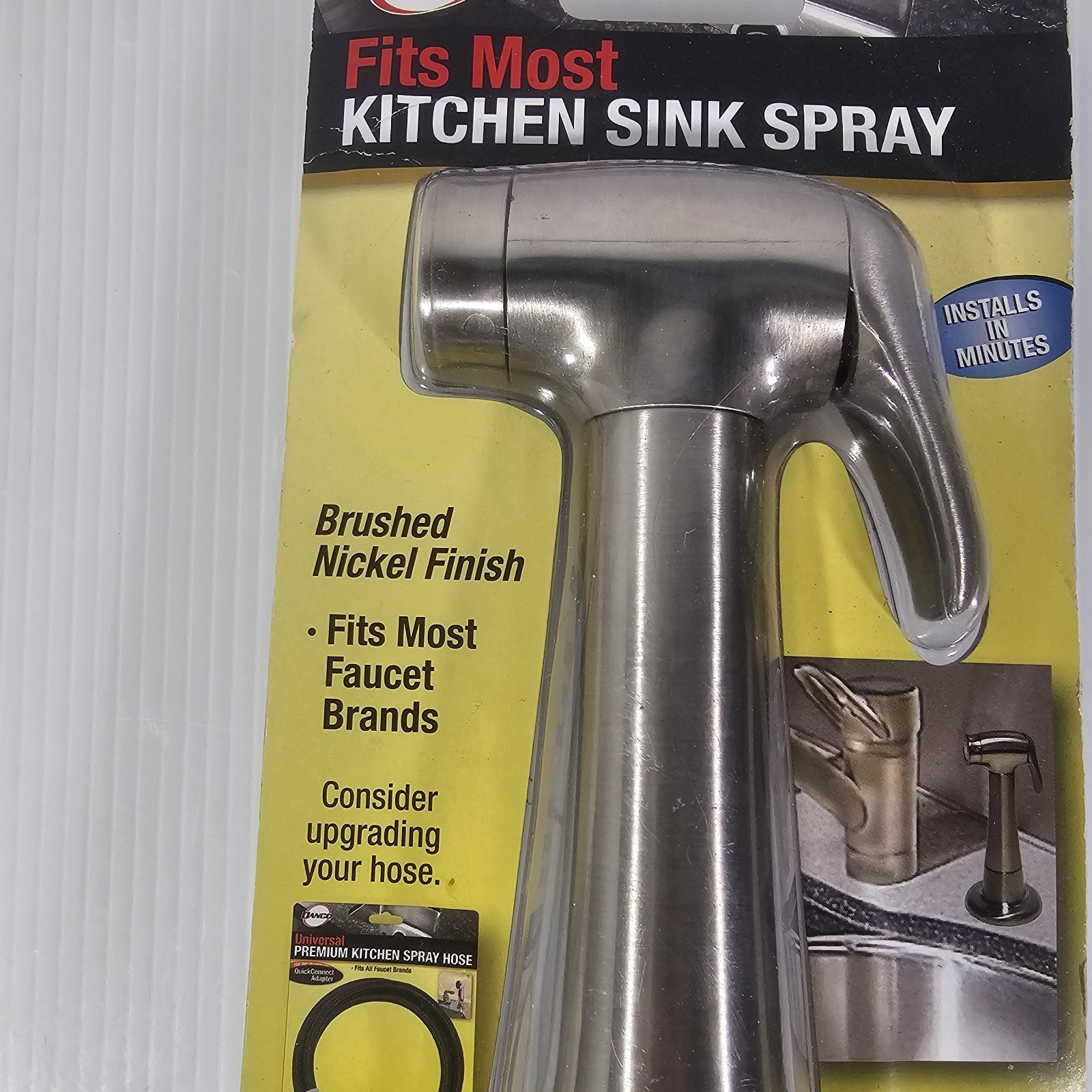 New DANCO Transitional Faucet Side Spray, Brushed Nickel Finish 10332 gallery