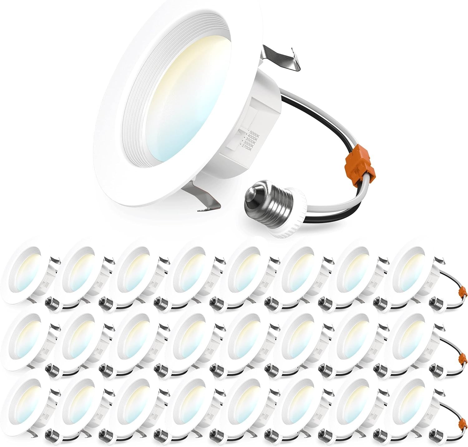 Sunco 24 Pack 4 Inch LED Recessed Lights, Retrofit Can 4 Inch, White gallery