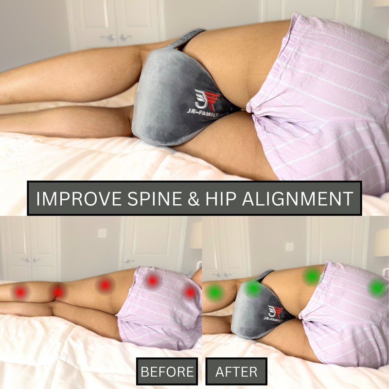 Knee Pillow for Sciatica Memory Foam Pillow and Knee Pillow for Side Sleepers gallery