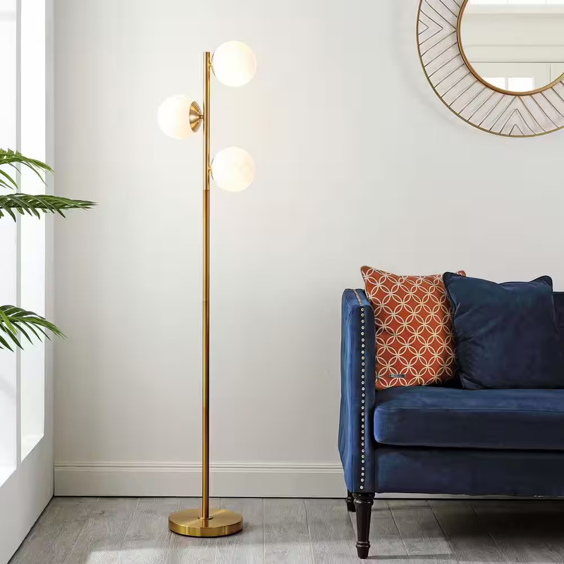 Devlyn 63 In. Gold Tree Floor Lamp gallery