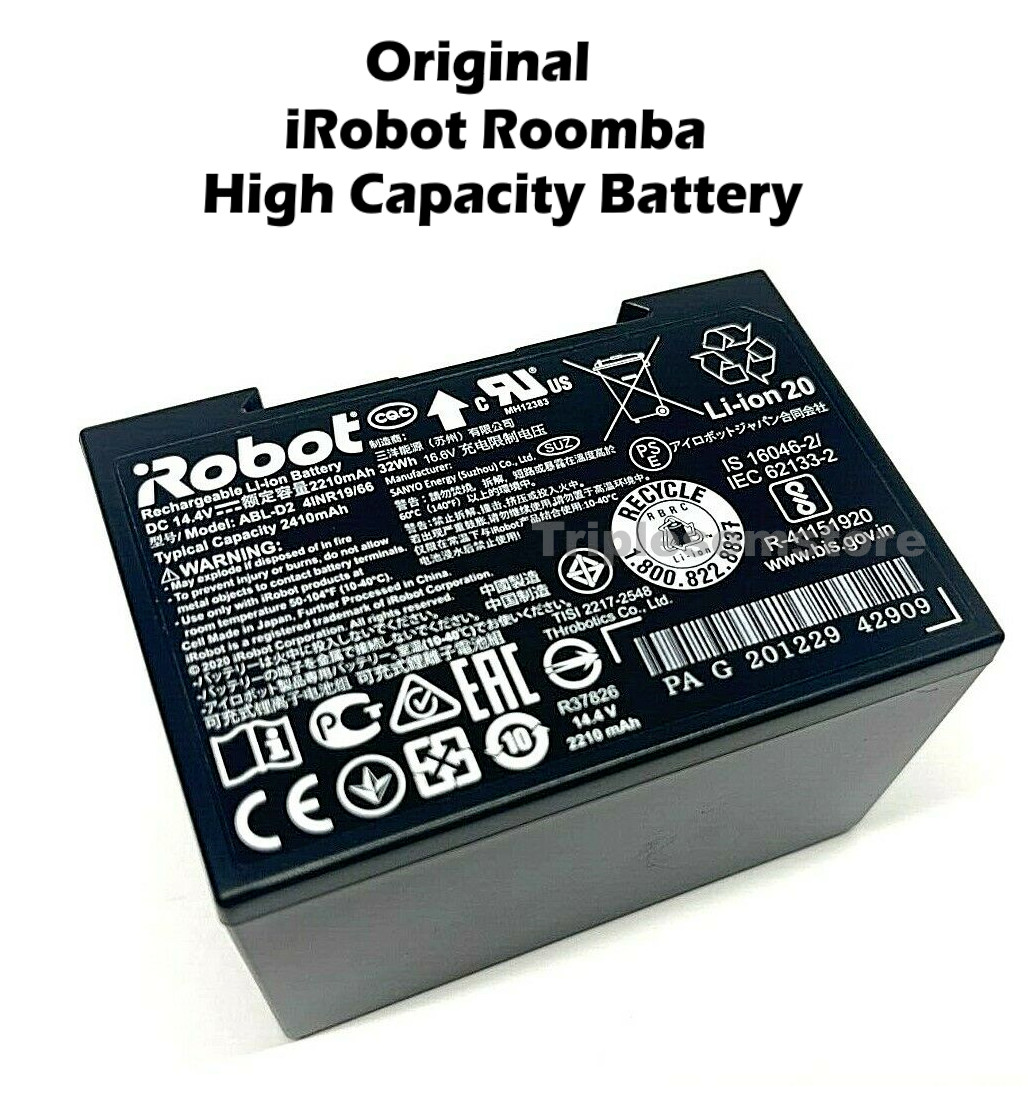 New OEM iRobot Roomba i4 i4+ High Capacity Lithium Ion Battery 2410mAh - ABL-D2 gallery