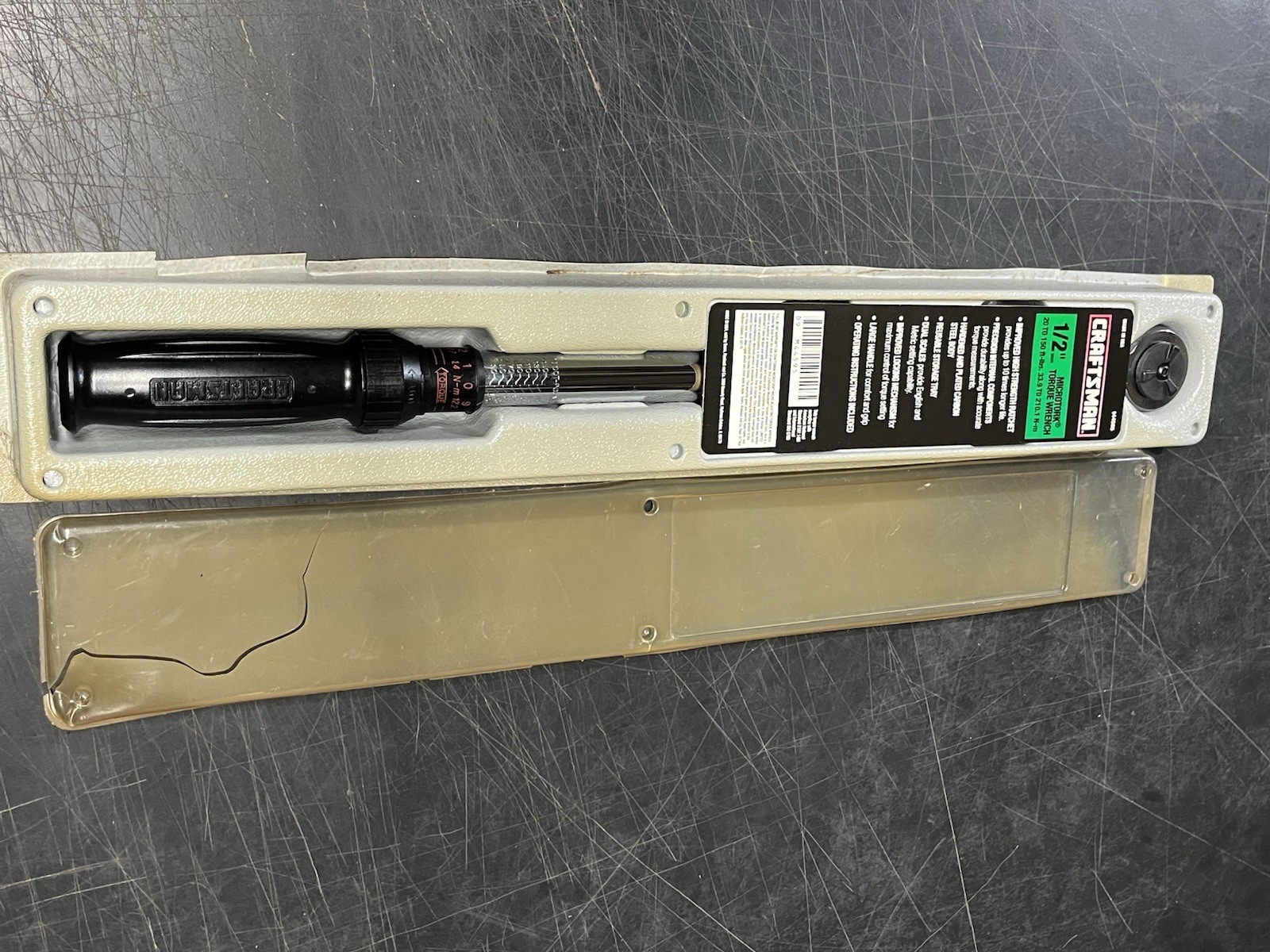 Craftsman USA 1/2” Drive Microtork Torque Wrench 44595 20-150 Ft-lbs NOS gallery