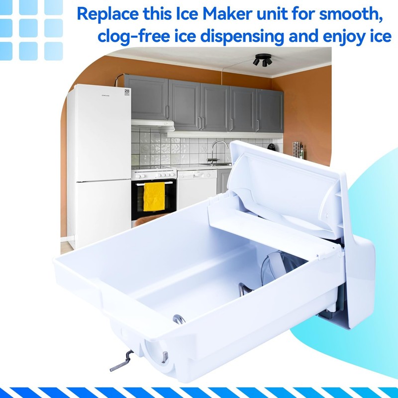Refrigerator Ice Maker Tray Assembly 241860803 Compatible with Frigidaire Fri... gallery