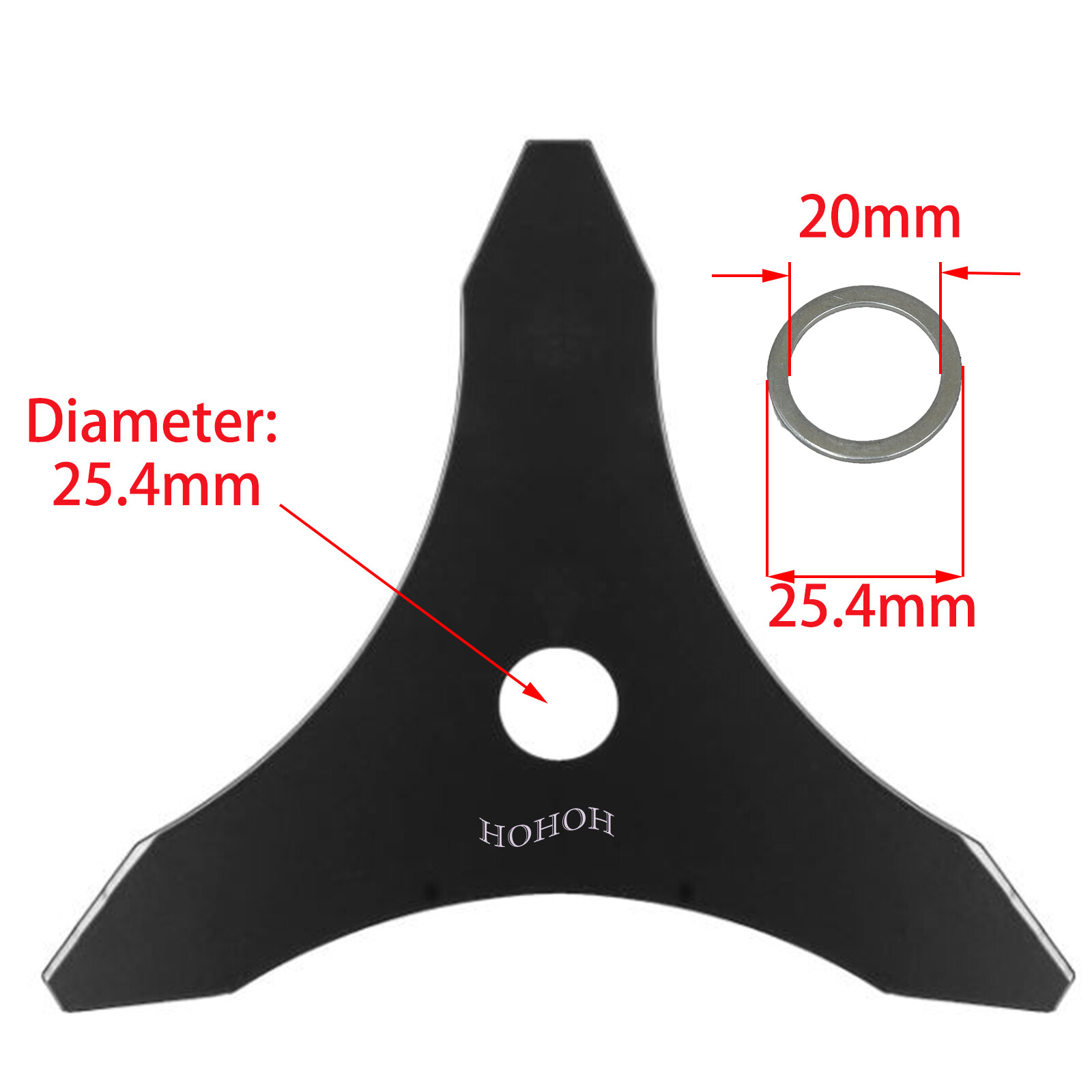 Brush Cutter Blade for Stihl Echo Trimmer, 10''×3 Weed Eater Blades 3T gallery