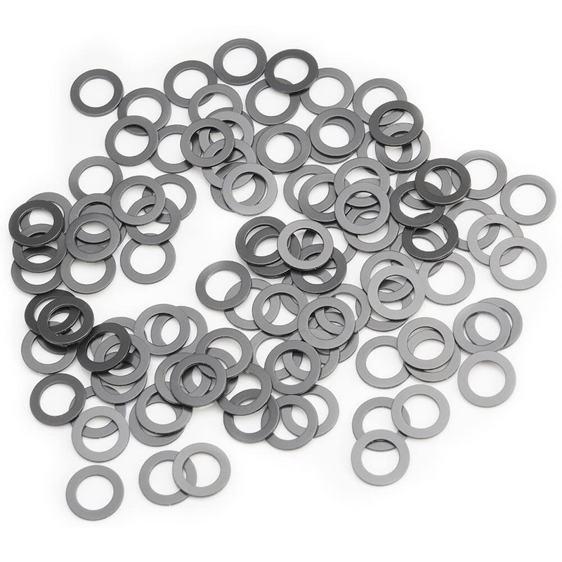 Model 1985 PTFE Coated Nylon Washers, 5x8x0.5mm (Set of 100Pcs) use with... gallery
