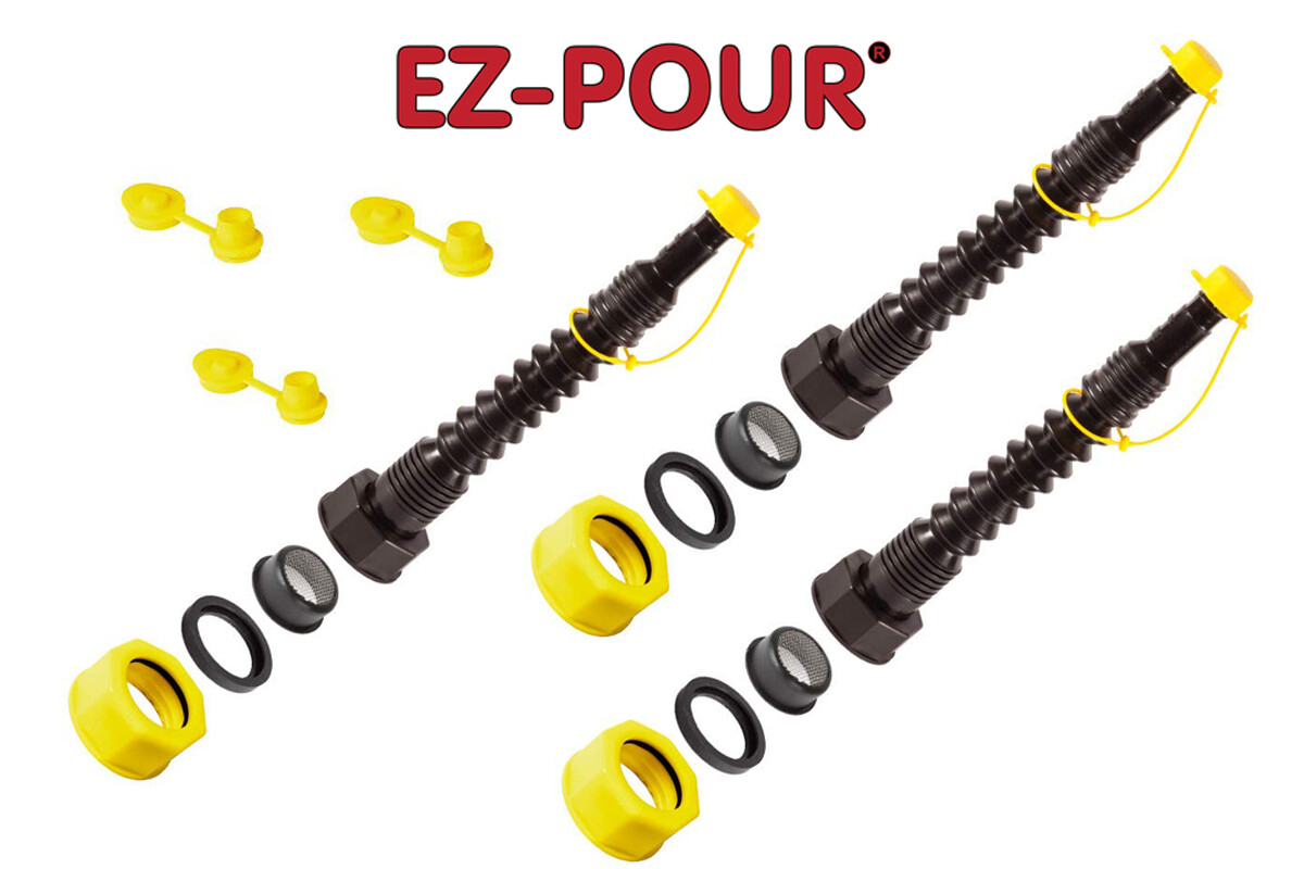 Gas Spout - Replacement Spout and Cap for Pre 2009 Gas Cans and Water Jugs 3 Pac gallery