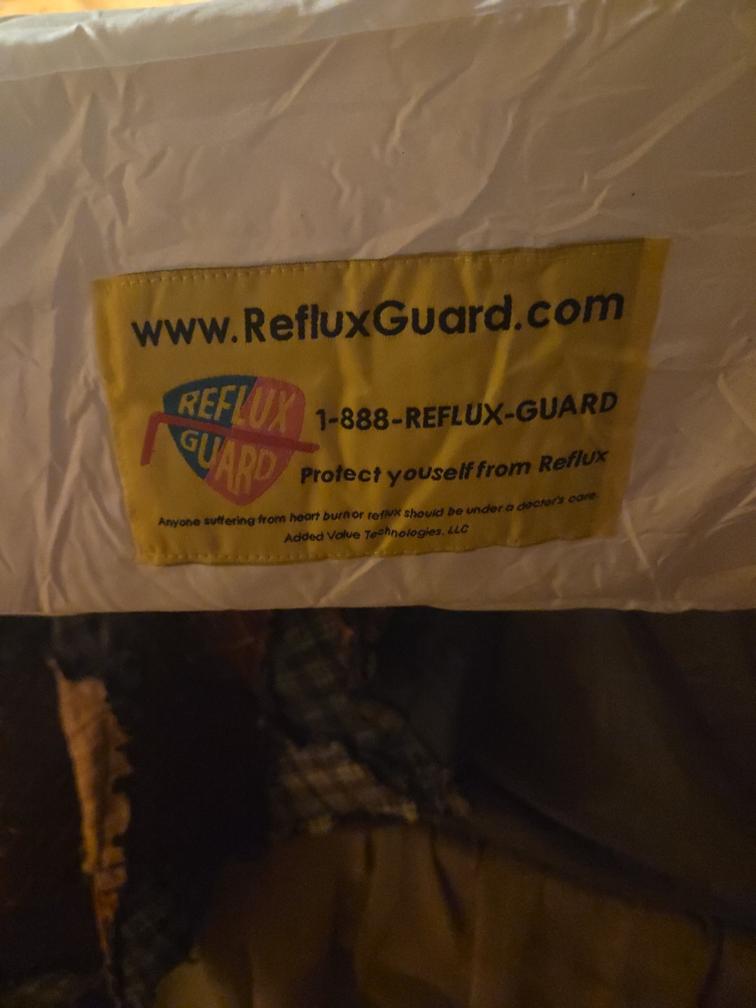 Reflux Guard Wedge for Double Bed. With Cover. Made In USA gallery