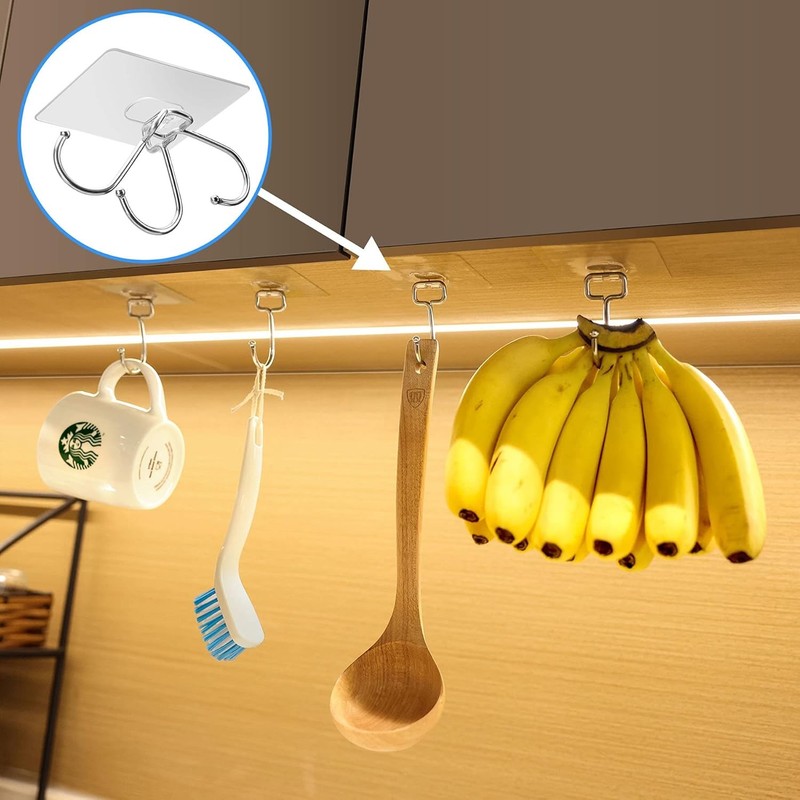 All-pose Adhesive Hooks for Hanging, Wreath Door Hanr Heavy gallery