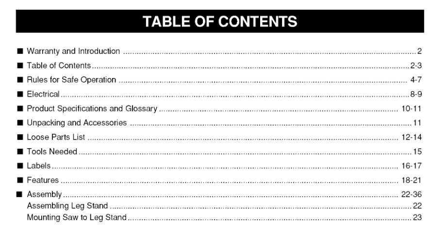 Owners Instruction Manual Fits Craftsman 315.220100 Radial Arm Saw gallery