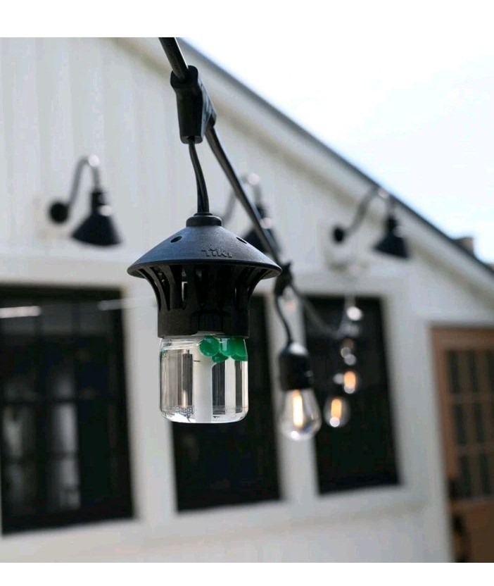 TIKI Brand BiteFighter LED String Lights-12 Bulbs & 3 Mosquito Repellent Pods gallery