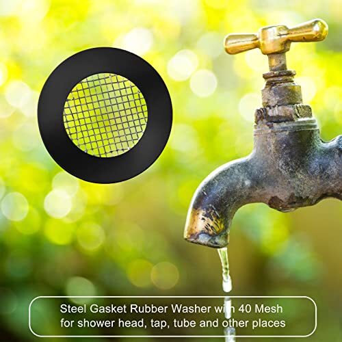 20 Pack Garden Water Hose Screen Washers Filter Rubber Gaskets O Ring Connector gallery