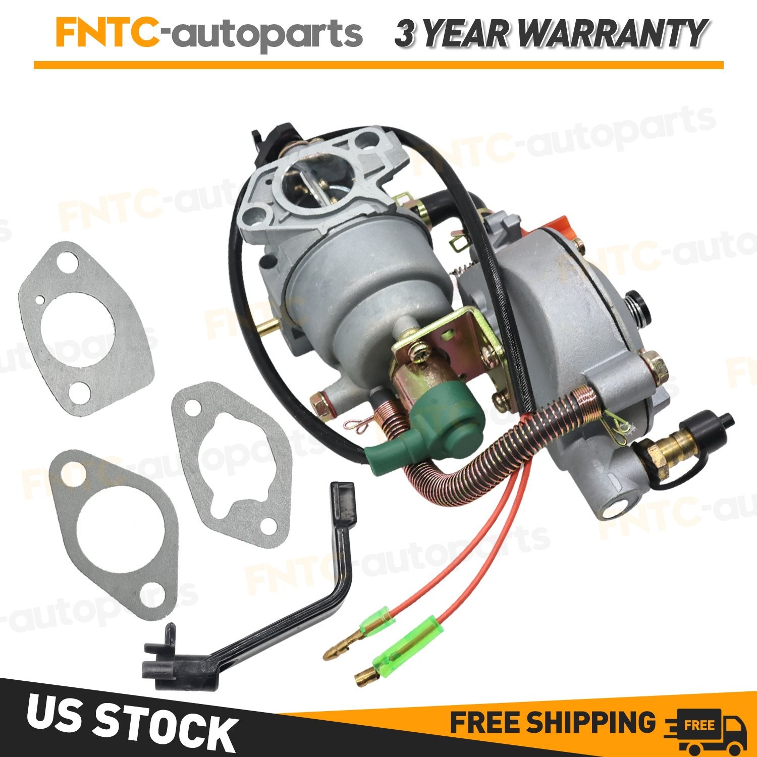 LPG Conversion Kit For Honda GX390 188F 5.5KW Manual Choke Dual Fuel Carburetor gallery