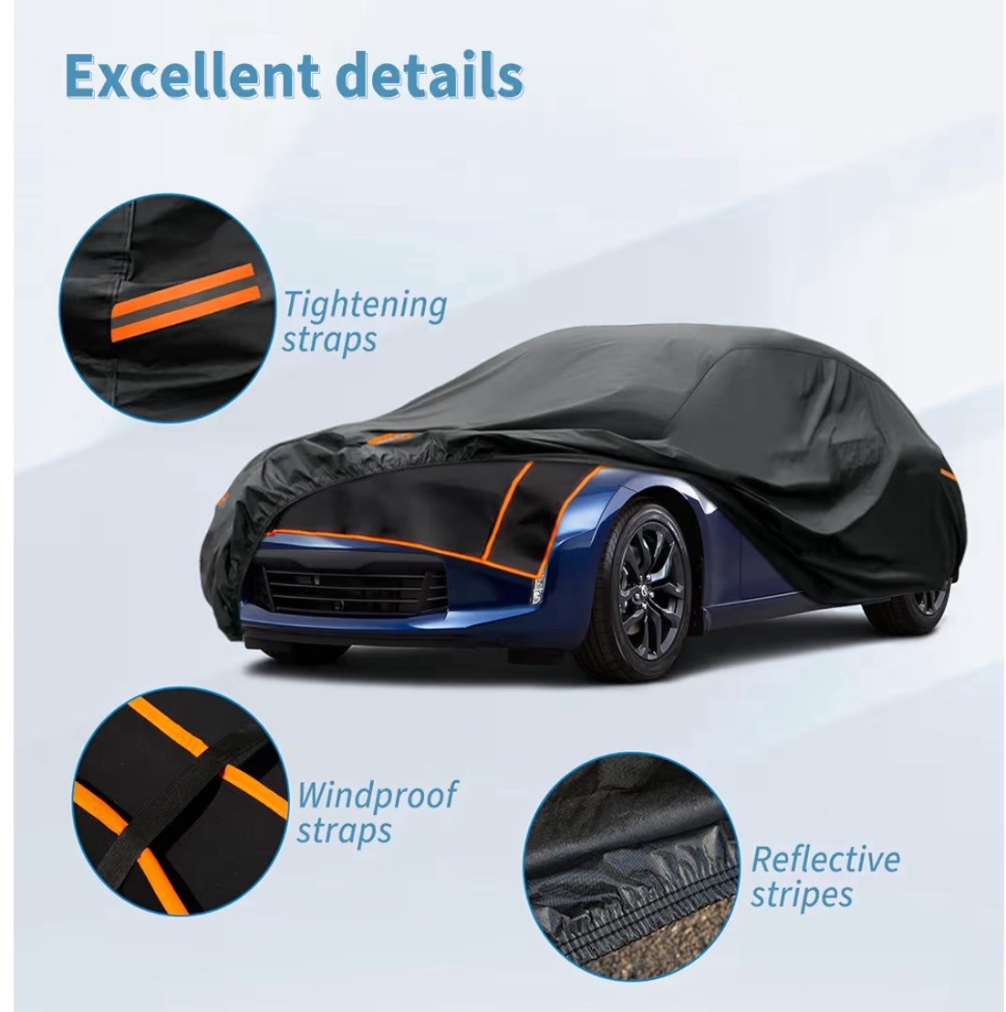 177x77x54 inches Kayme Hail Protector Car Cover, Anti Hail Multilayer Thickened gallery