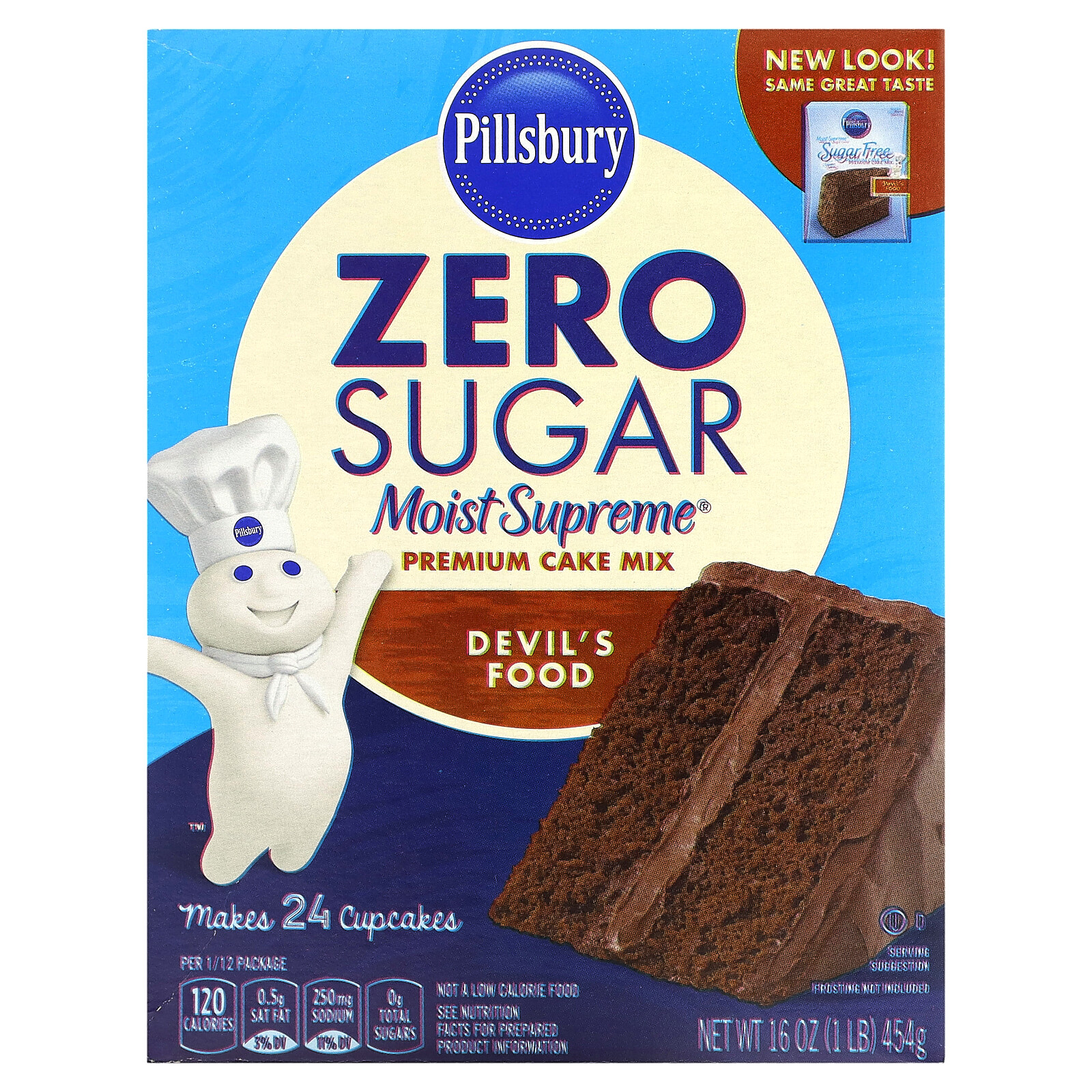 Zero Sugar, Premium Cake Mix, Devil's Food, 16 oz (454 g) gallery
