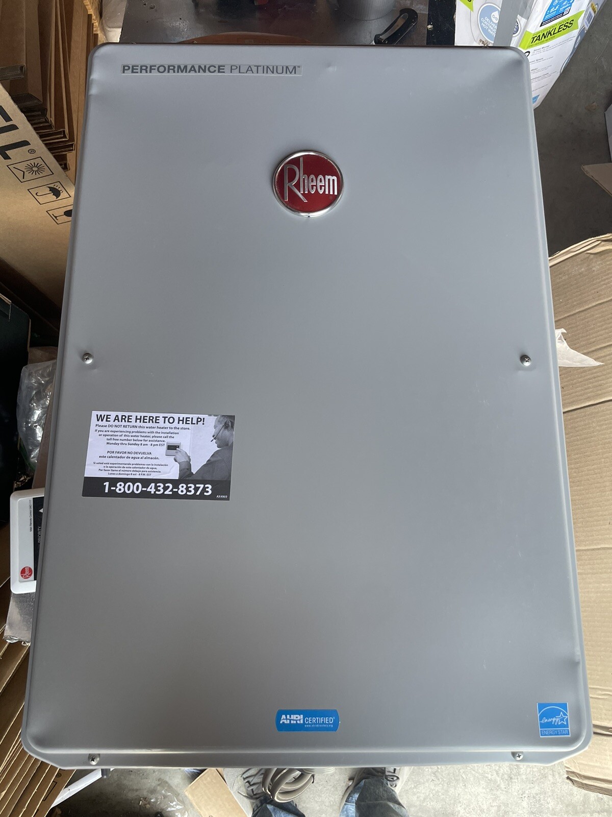 Rheem Performance Platinum 9.5 GPM Natural Gas High Efficiency Indoor Tankless gallery