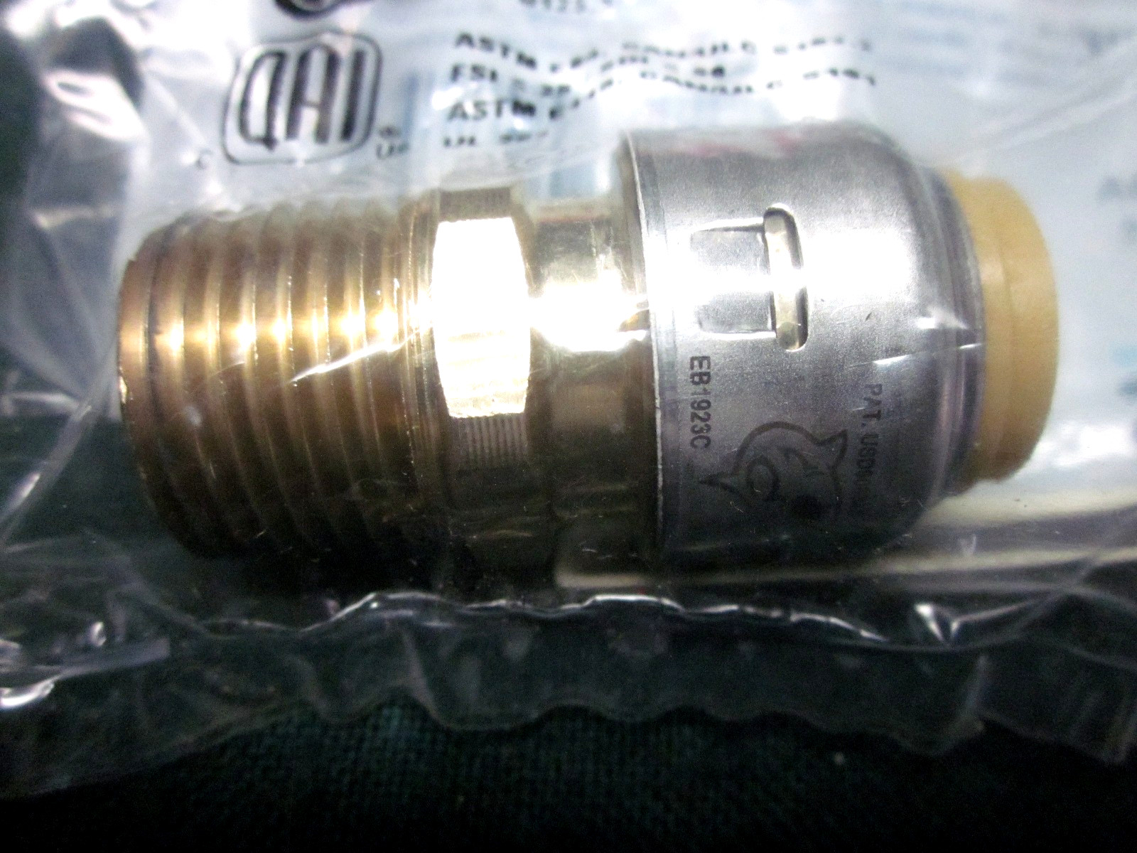 SharkBite Max Push To Connect Male Adapter 1/2" x 1/2" MNPT UR120A gallery