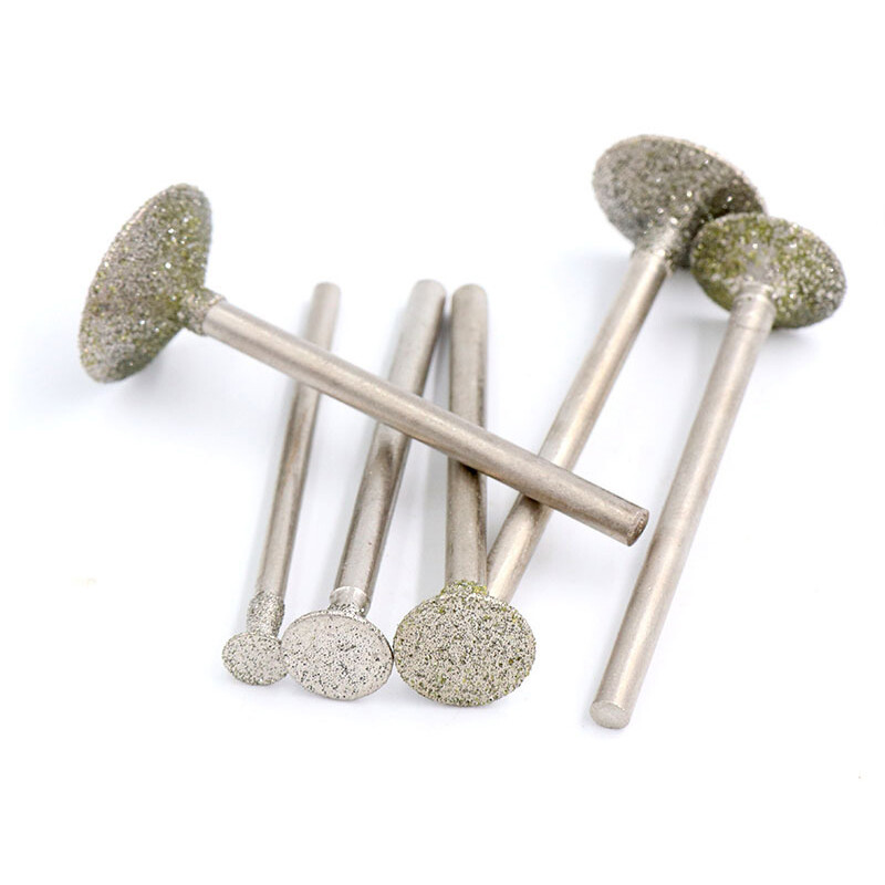 2.35/3mm Shank Diamond Grinding Head Polishing Carving Engraving C3 Burr Bit gallery