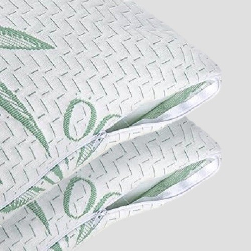 Ultra-Soft Bamboo Pillow Protectors, Waterproof & Durable – Pack of 2 gallery