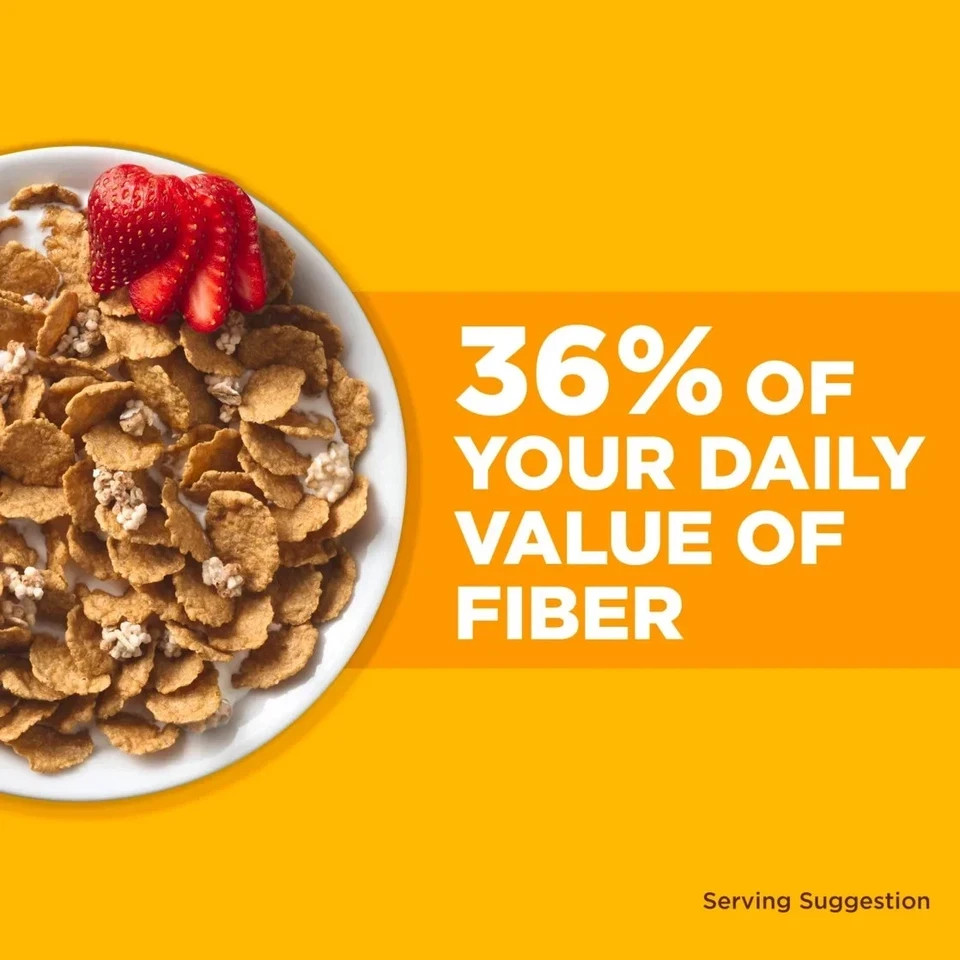 Fiber One Honey Clusters Breakfast Cereal, Fiber Cereal Made with Whole Grain, 1 gallery
