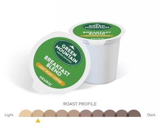 Green Mountain Breakfast Blend Coffee, Light Roast, 96 count. Free Shipping gallery