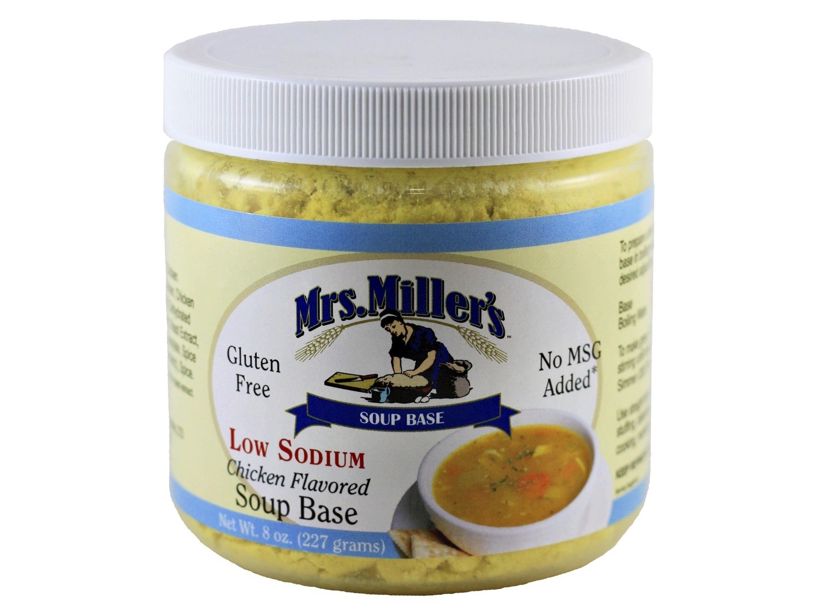 Mrs. Millers Homestyle Low Sodium Chicken Soup Base, 2 Jars/Gluten Free, No MSG gallery