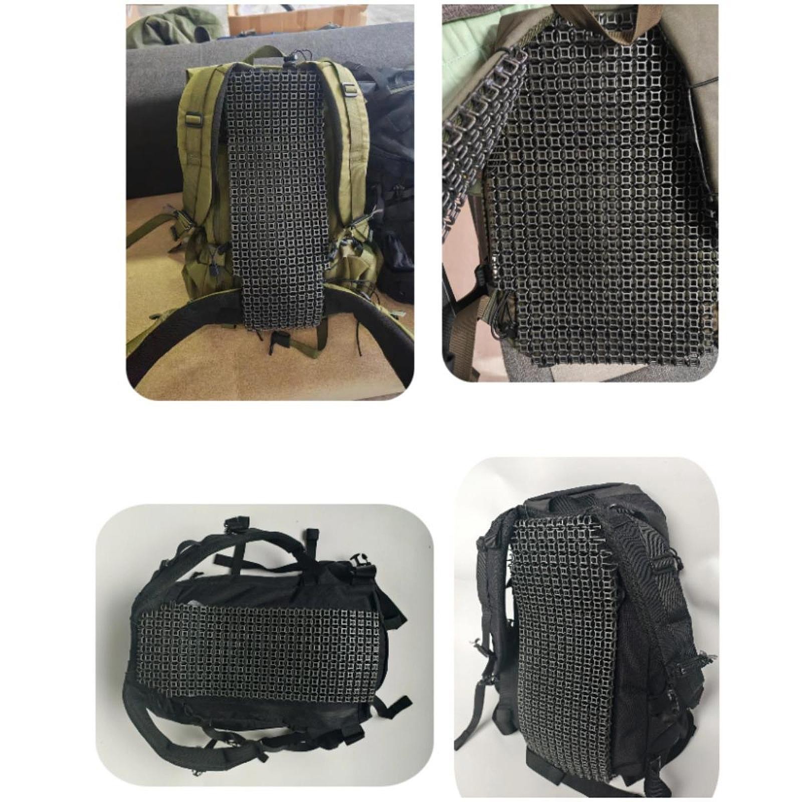 Ventilation Backpack Spacer Lightweight Hollow Commuting Breathable Sturdy 3