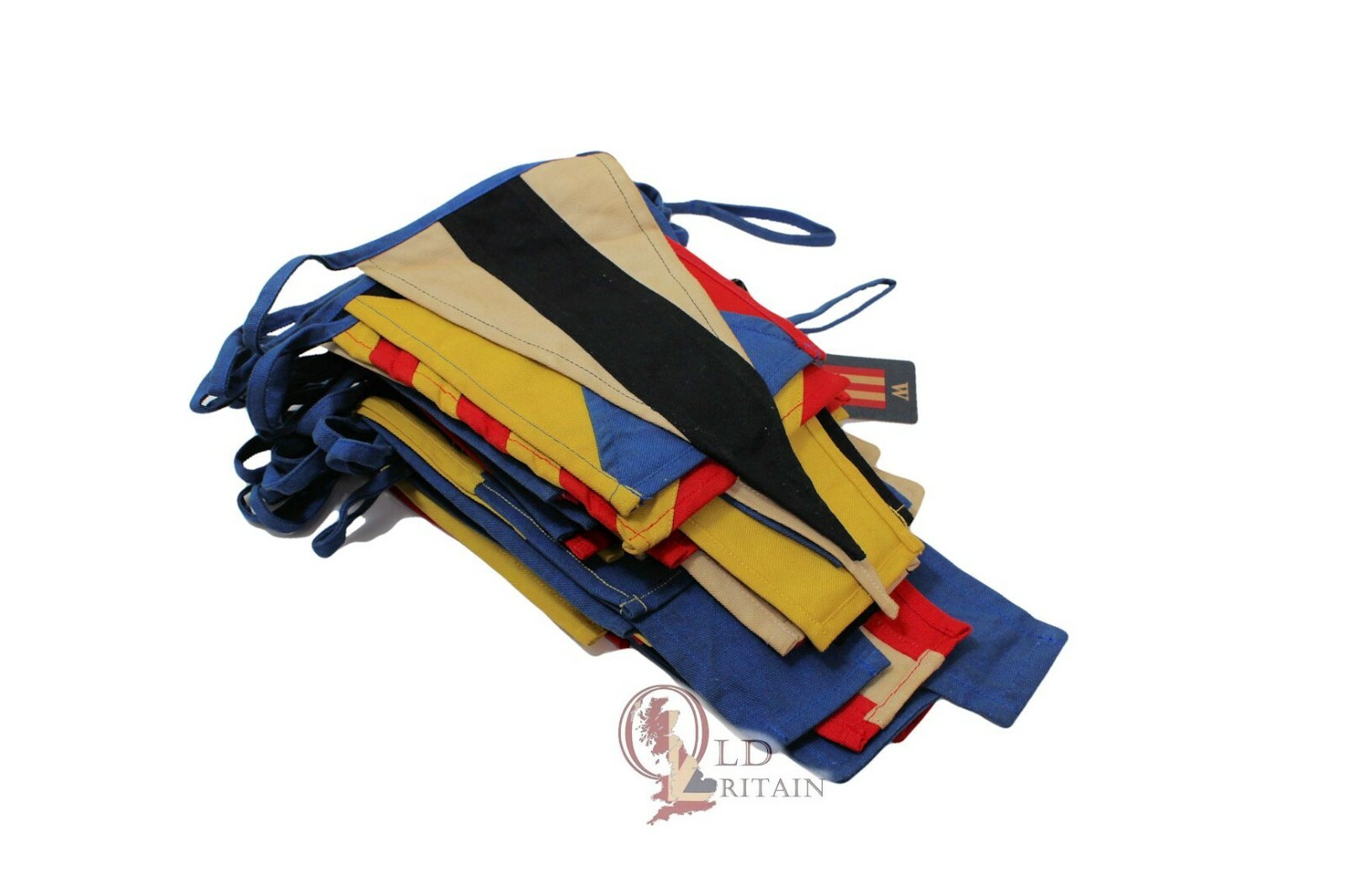 Nautical Code Bunting Huge 100% Sewn Cotton Banner 40 Flags (12.5 Meters Long) gallery