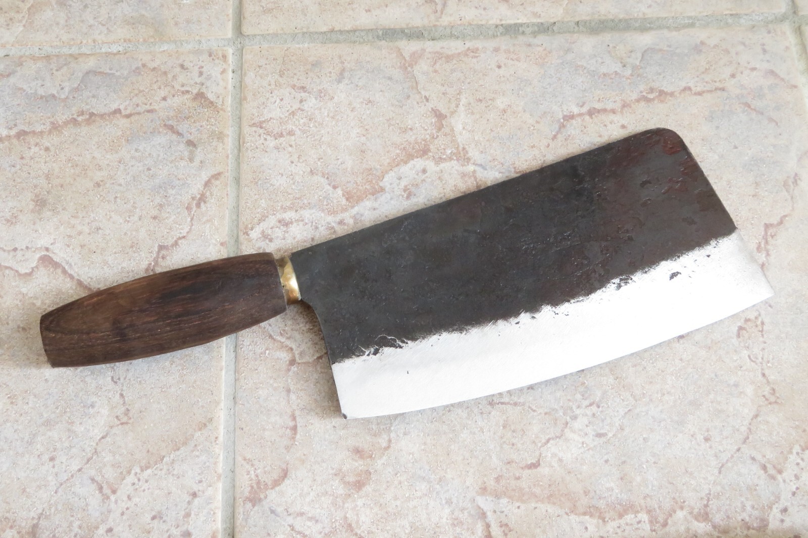 Crude - Premium Chinese Cleaver Vegetable Chef Knife, 8 inch Carbon Steel gallery