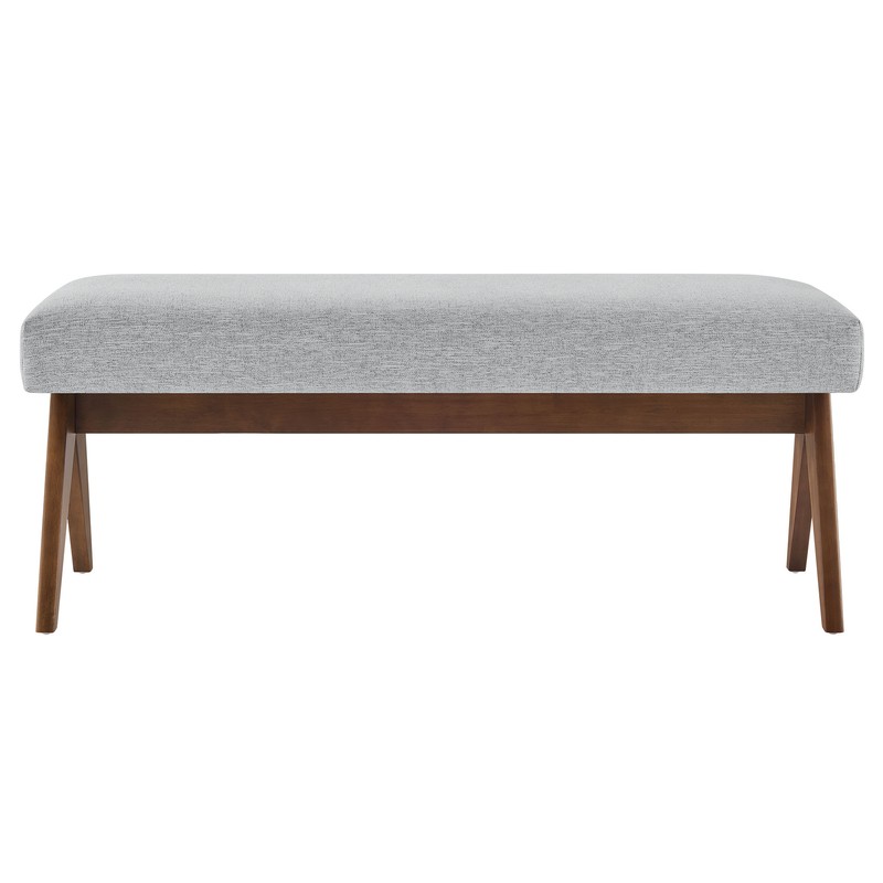 Lyra Bench in Light Gray gallery