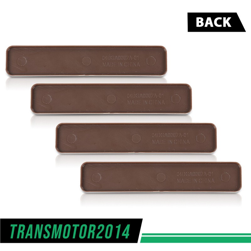 (4 pcs) 5.5” Plastic Decking boards End Cap Set Brown Fit For TREX gallery