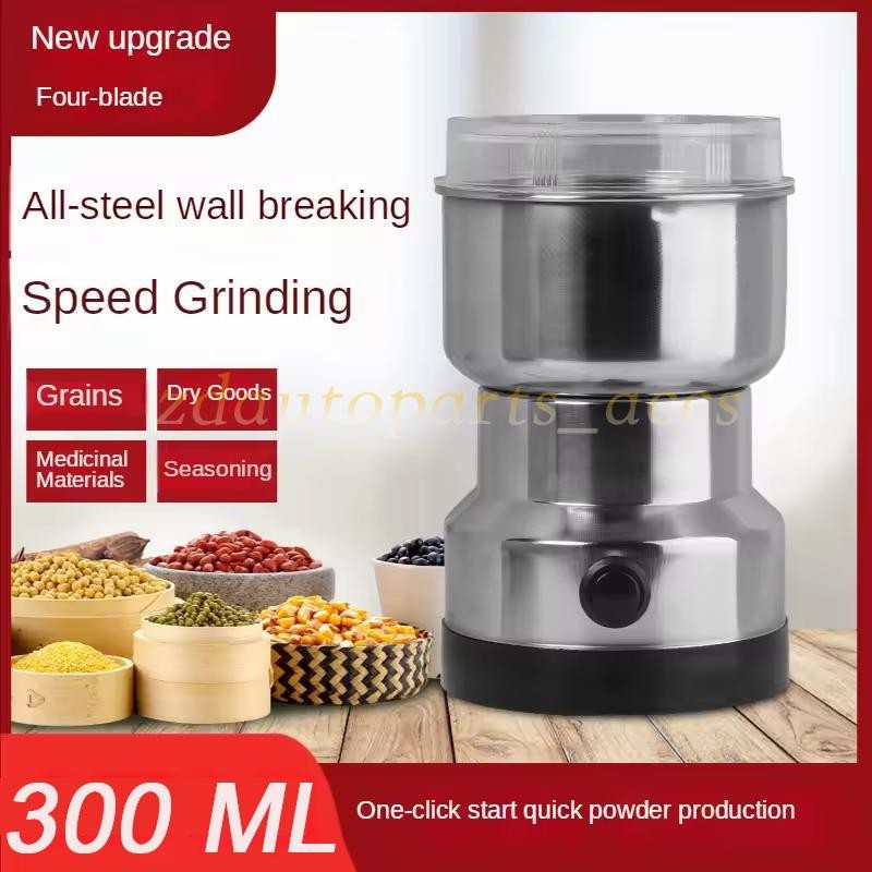 Electric Coffee Bean Grinder Nut Seed Grind Spice Crusher Mill Blender/Silver gallery