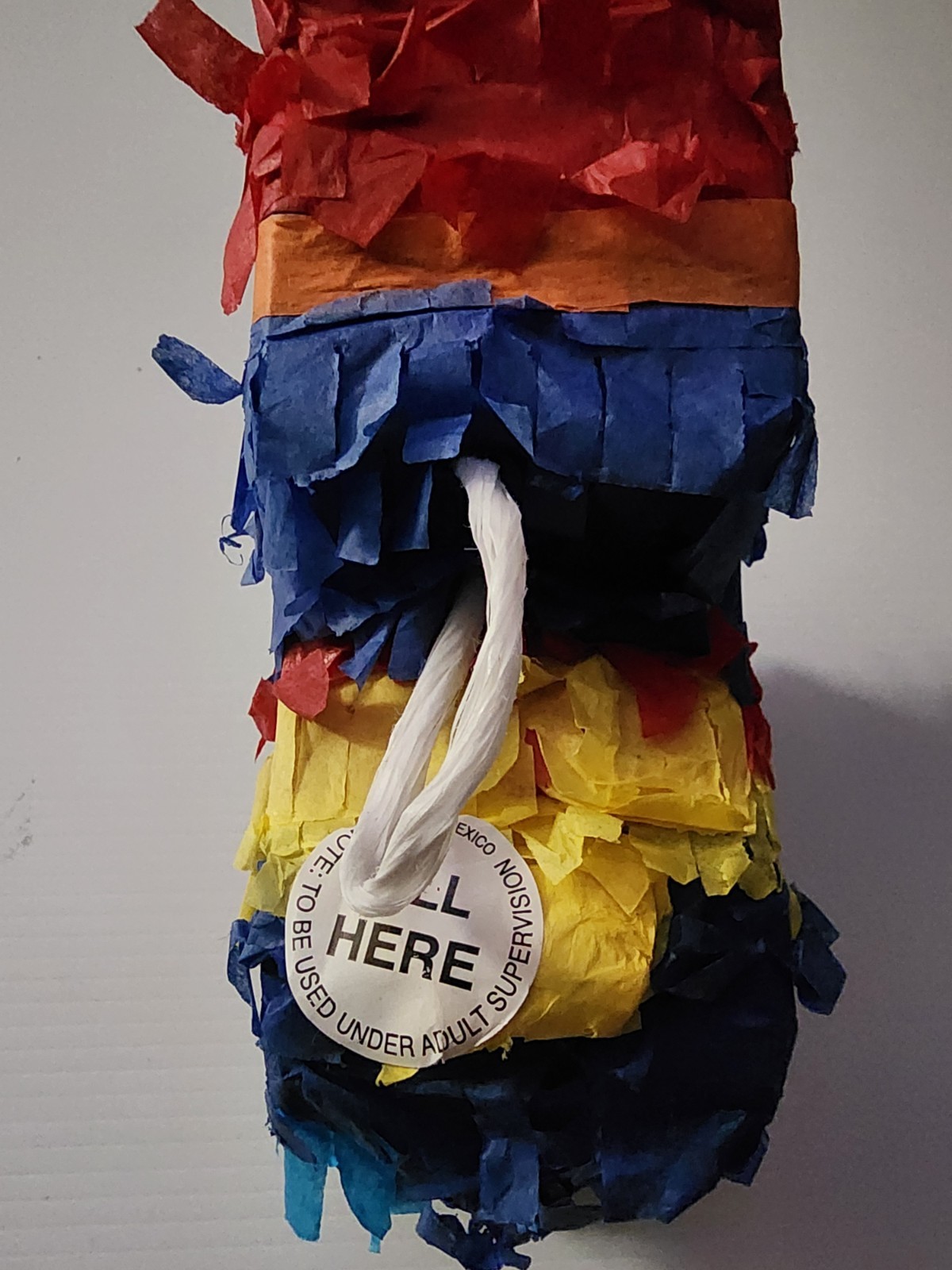 Multicolor Donkey Piñata Pull-String Party Decoration, Animals Theme, No Filling gallery