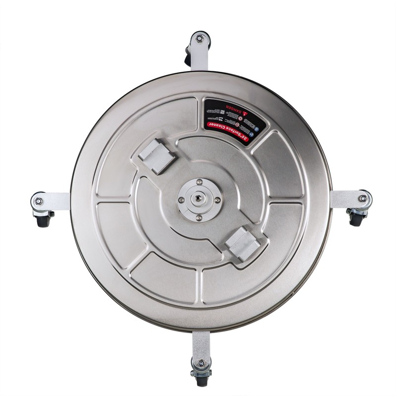 24" Pressure Washer Surface Cleaner with Handle & 4 Spinner Wheels 8GPM gallery
