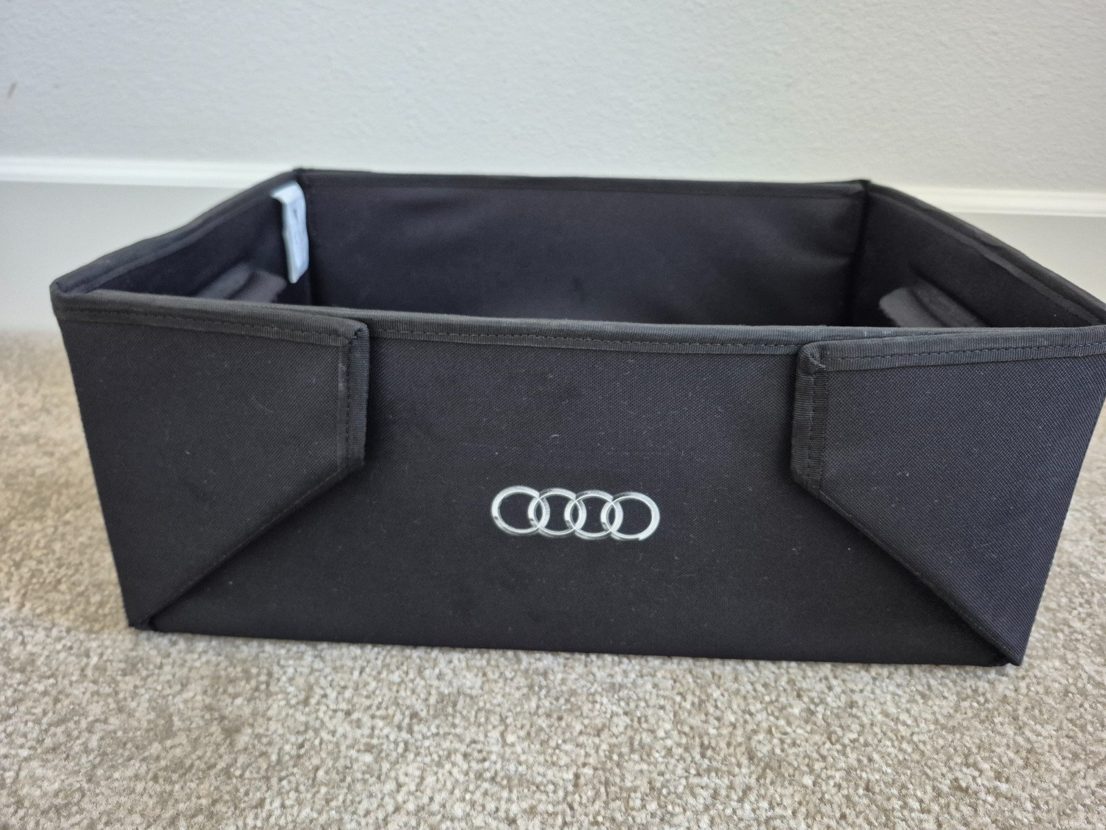 storage box container Audi Trunk locker folding car black collapse bin cart gallery