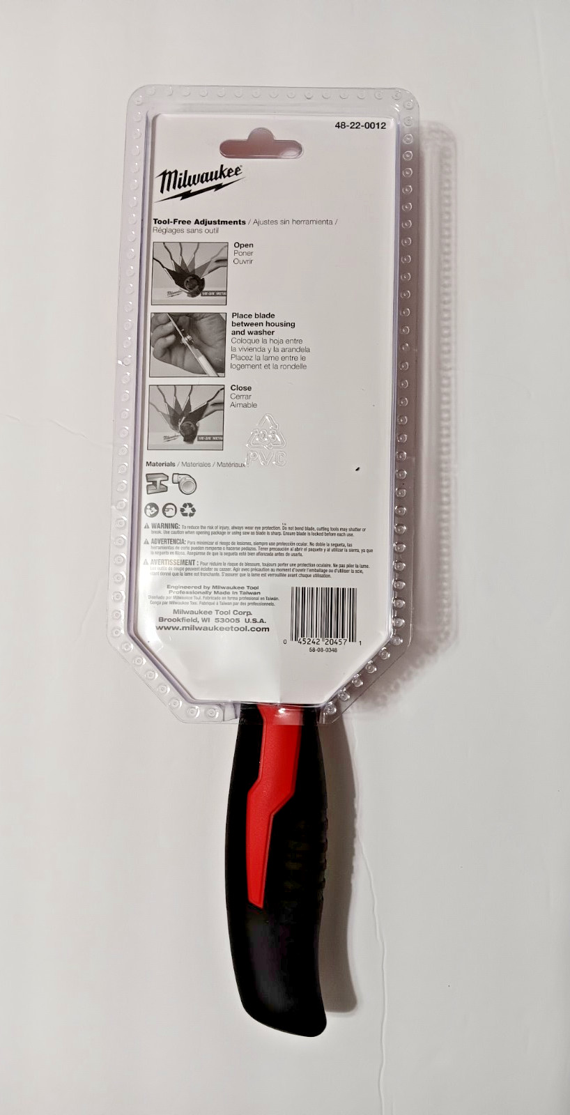 Milwaukee Compact Hacksaw - Part Number 48-22-0012 Fits Standard Hack Saw Blades gallery