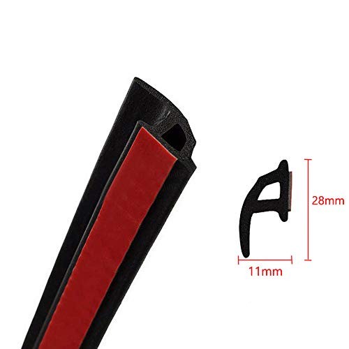 157" 4M P Shape Car Door Window Trim Edge Moulding Rubber Weatherstrip Seal gallery