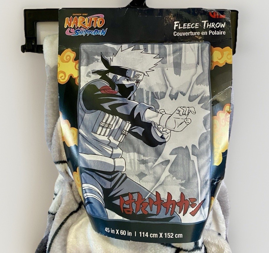 NARUTO SHIPPUDEN Kakashi Hatake Large Throw Blanket Anime 60 X 45 Inches gallery