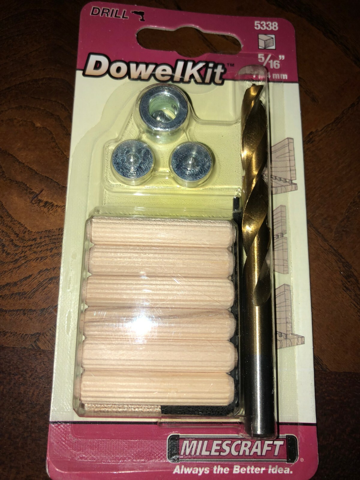 MILESCRAFT 5/16-Inch DowelKit #5338 gallery