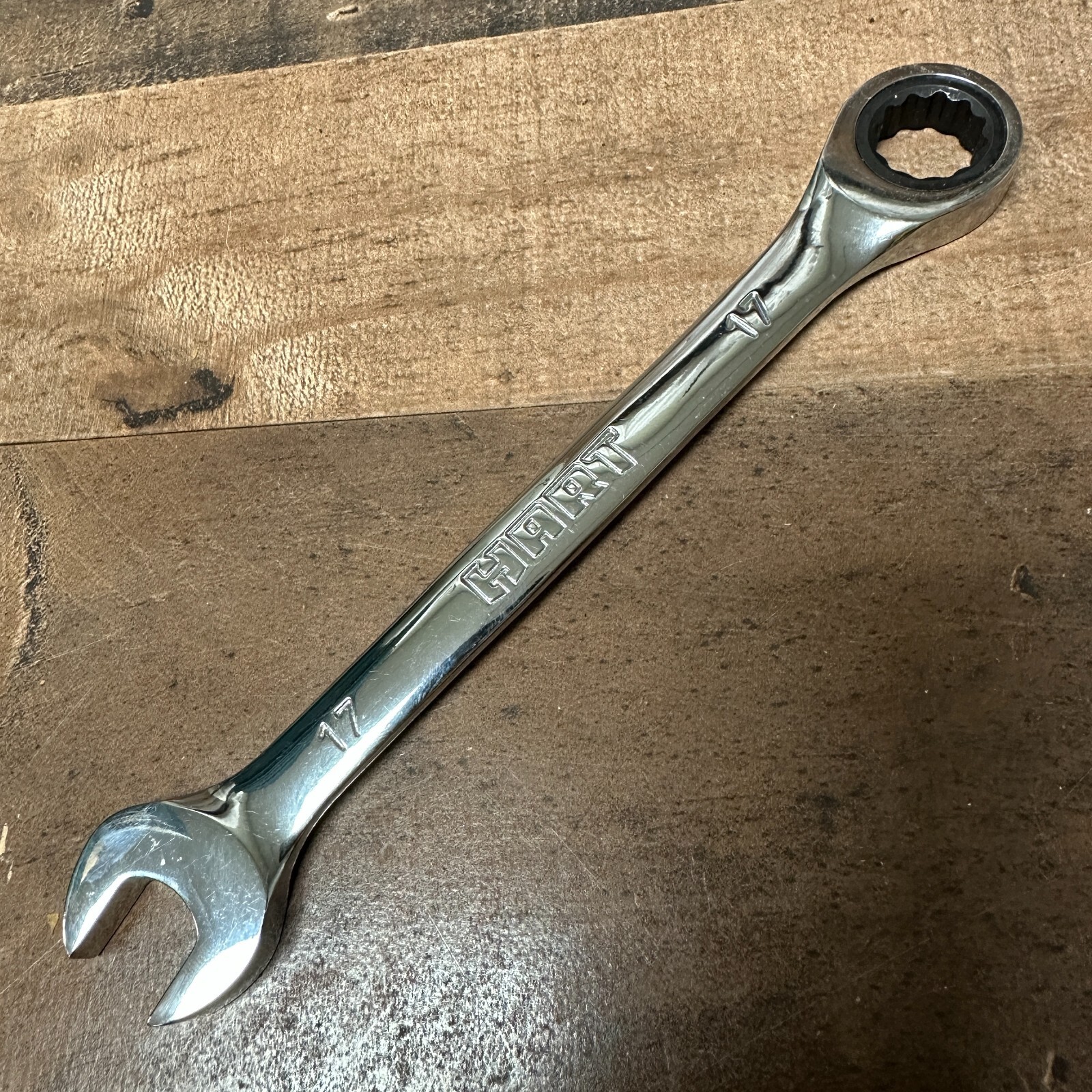 Hart 17mm Metric Combination Ratcheting Wrench 12 Point gallery