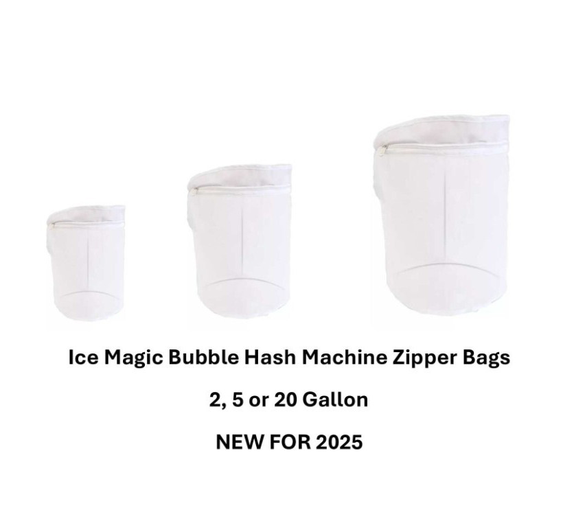 Ice Magic Pollen Machine Zipper Bag - 2, 5 or 20 Gallon USA SELLER/FAST SHIPPING
