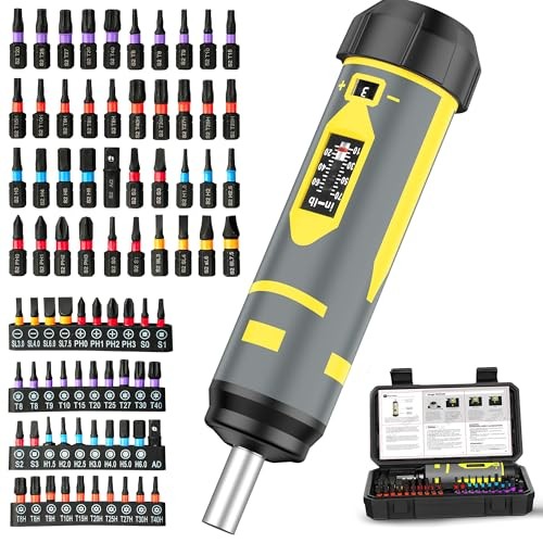 Torque Wrench Screwdriver Set,10-70 Inch Pounds, 40 S2 Bits - Screwdriver/42pc gallery